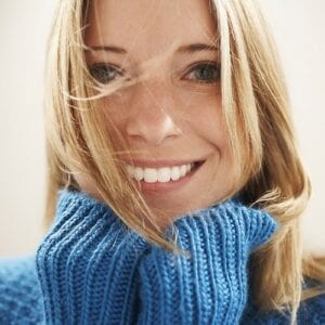 woman smiling after Six Month Smiles